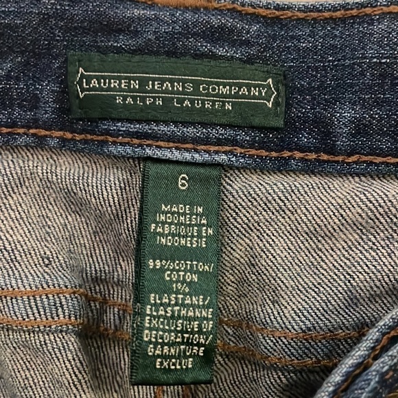 Lauren Jeans Co. By Ralph Lauren Women’s Denim Jeans Size 6 - Picture 4 of 9